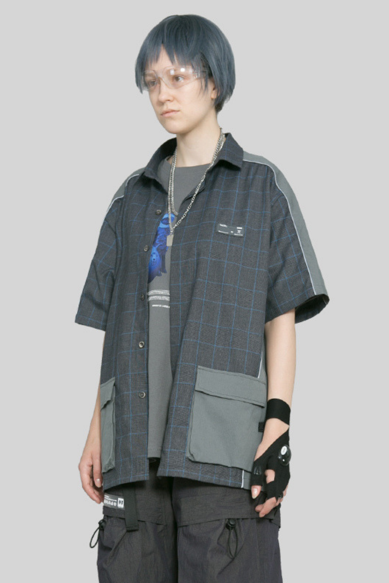 Observer Lab Plaid 3M Reflective S/S Shirt