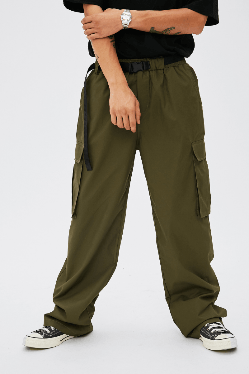 CZ Green Straight Belt Cargos