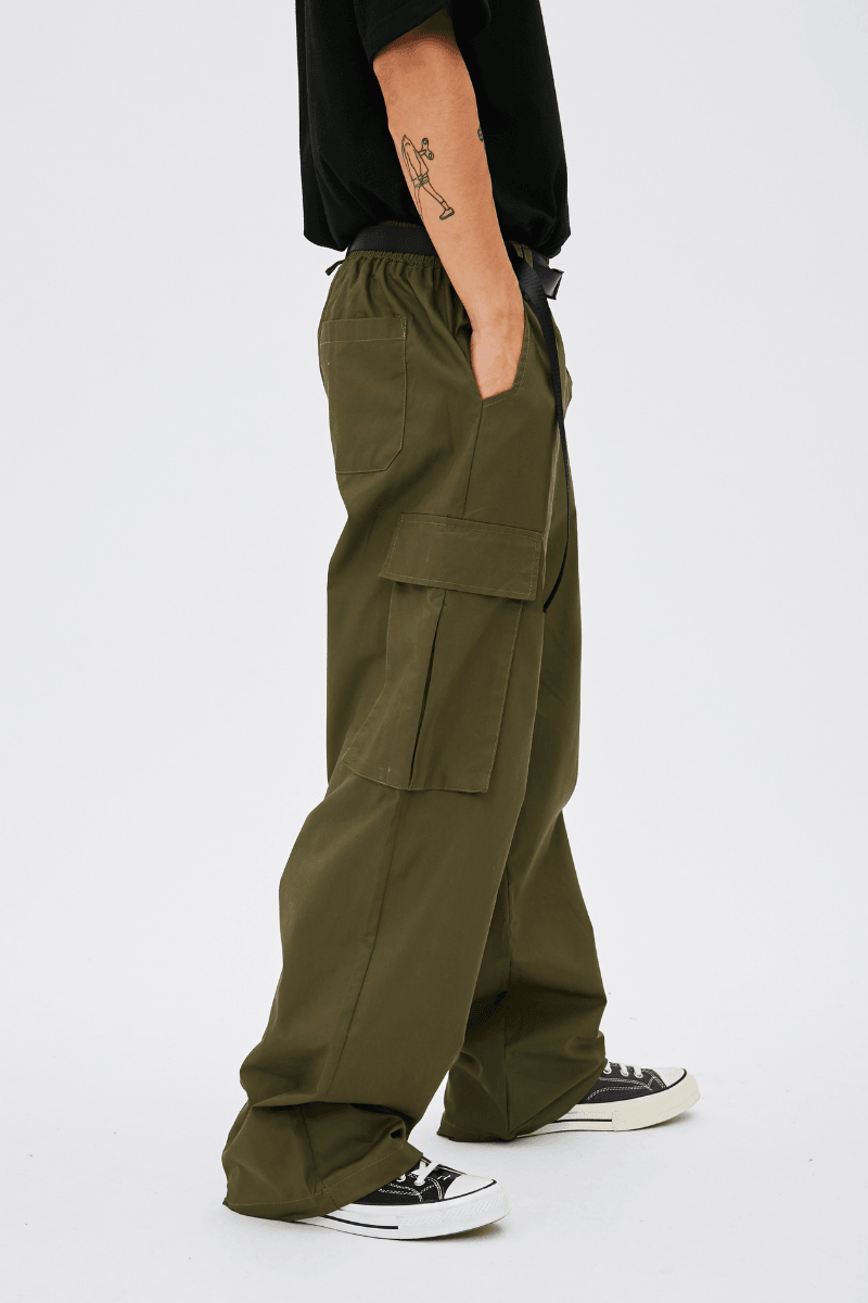 CZ Green Straight Belt Cargos