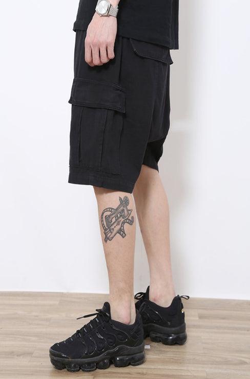 CZ Black Cargo Shorts