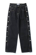 CZ Washed Button Jeans