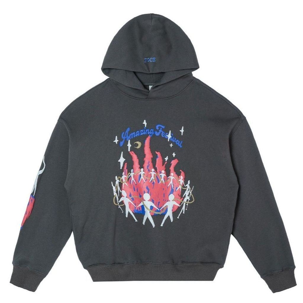 F2CE Festival Foam Print Hoodie