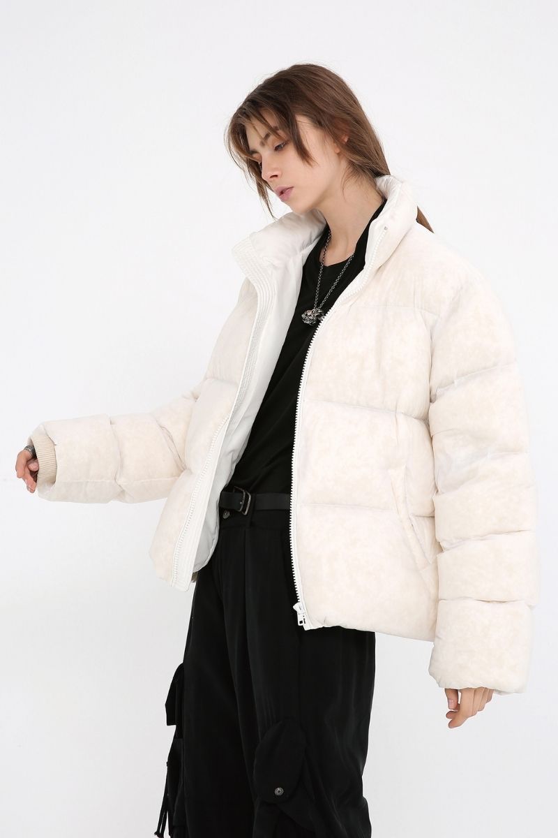 Unknown World White Down Jacket