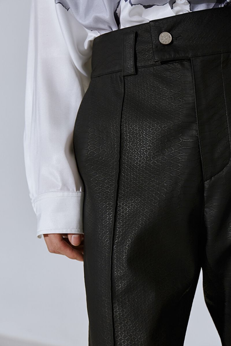Mix7 Leather Trousers