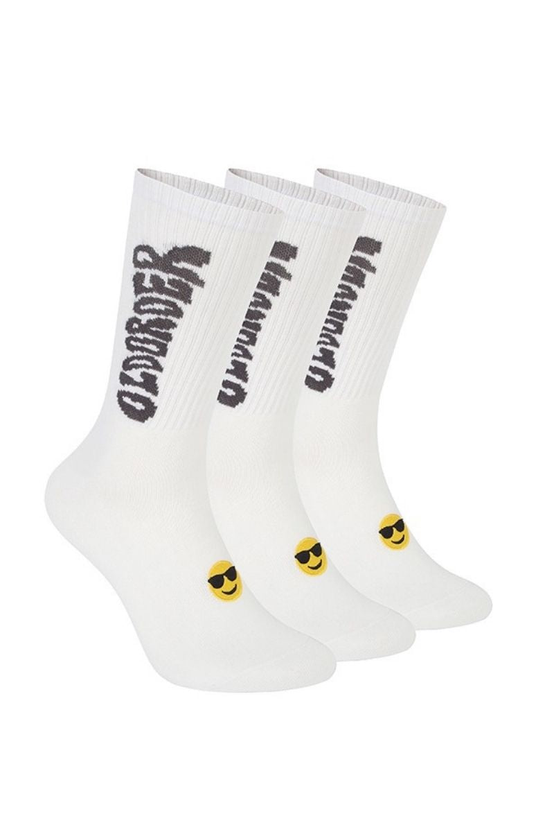OO Smiley Print Socks