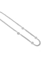 CZ Smiley Steel Necklace