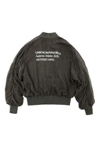 Unknown World Washed Staff Bomber Jacket