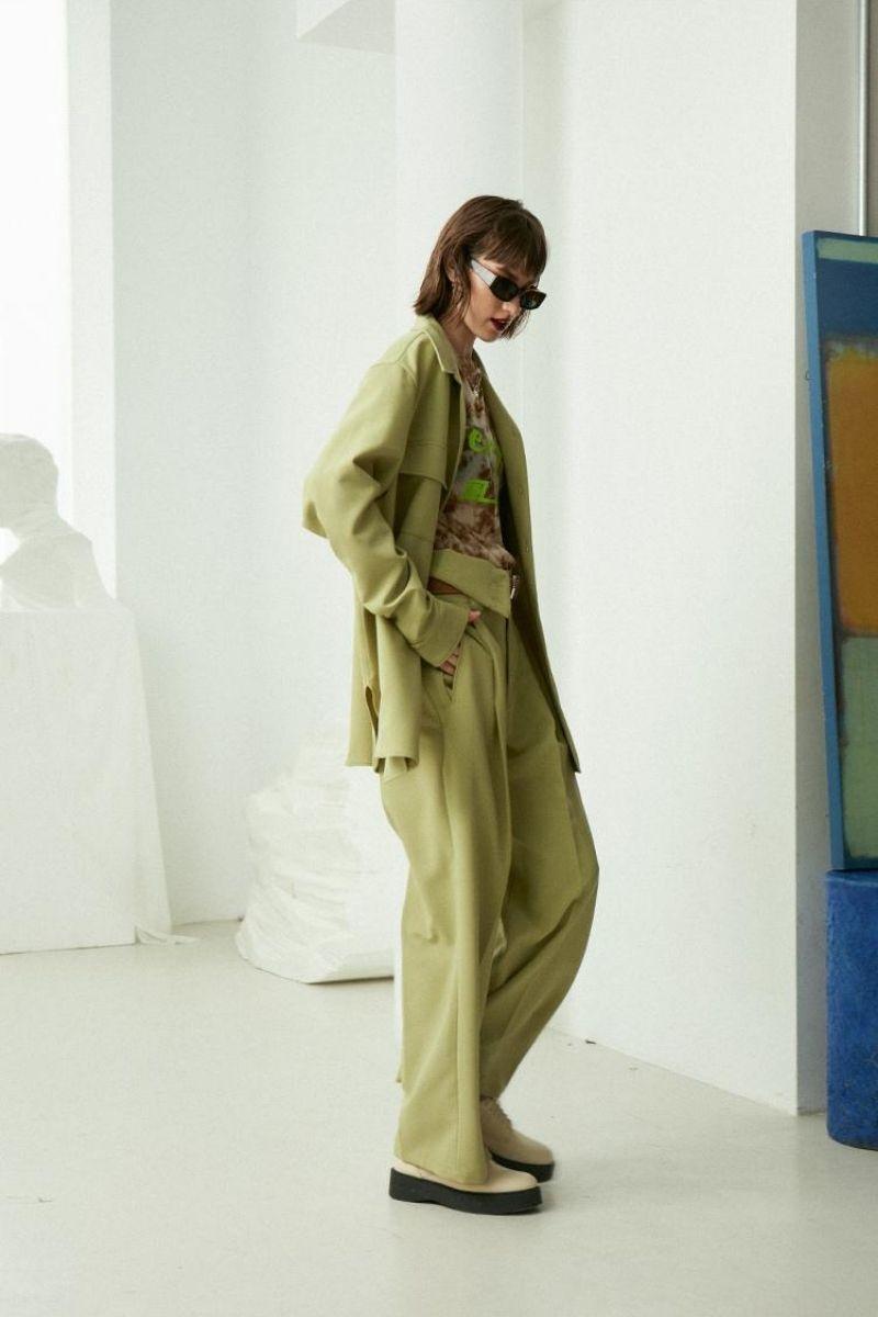Mix7 Green Shirt Jacket