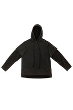 Unknown World Layered Washed Hoodie