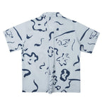 Empty Reference Hand-Painted Flowers Cuban Shirt