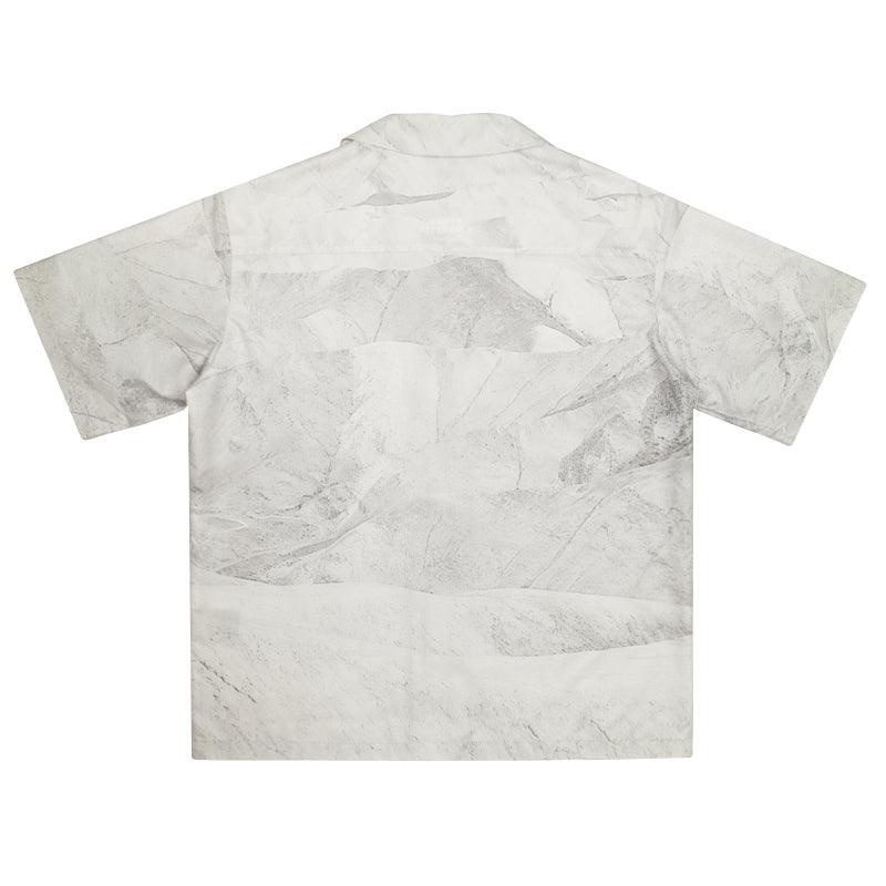 Empty Reference Earth Texture Cuban Shirt