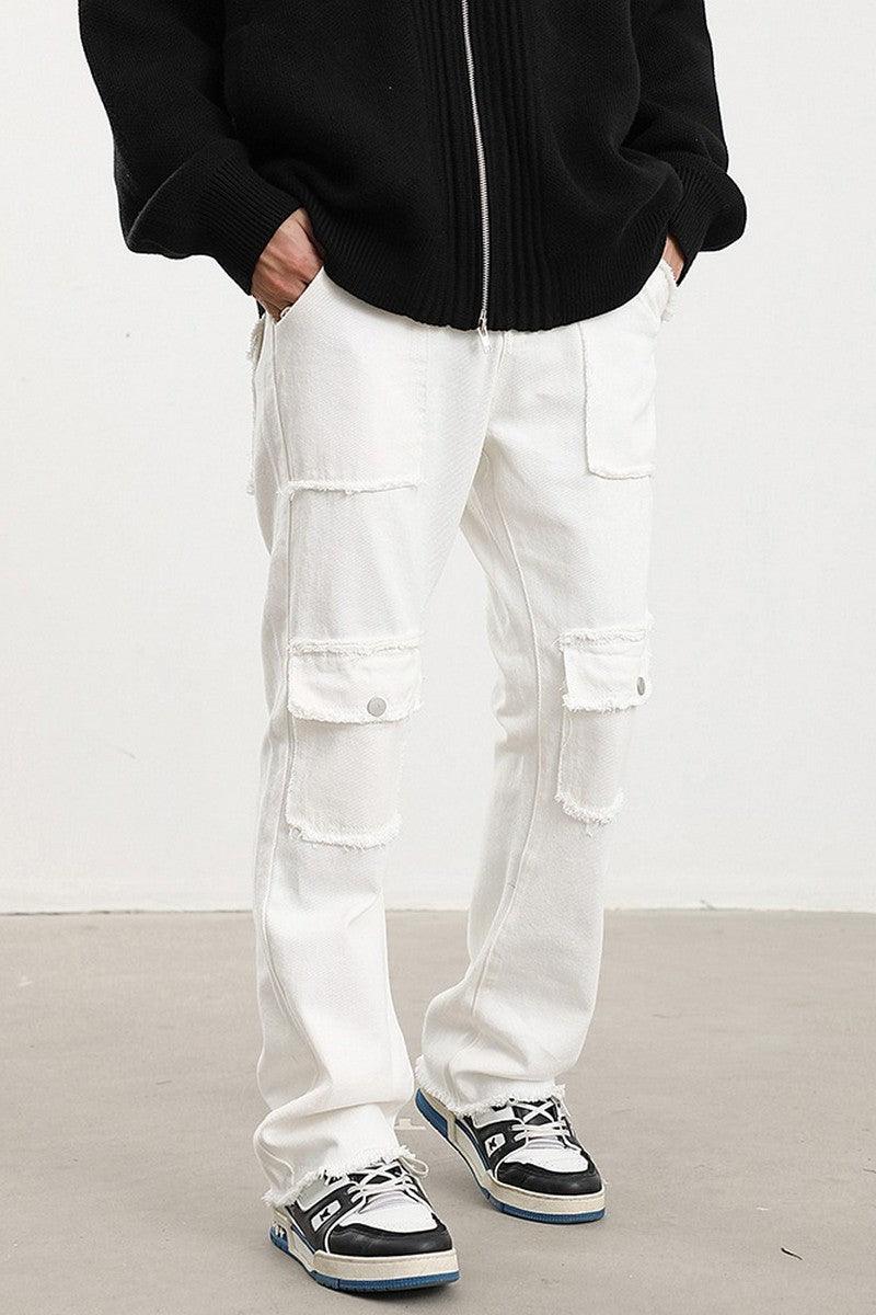 CZ Front Pockets Flared Trousers