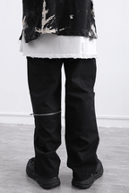 CZ Pure Black Patchwork Cargos