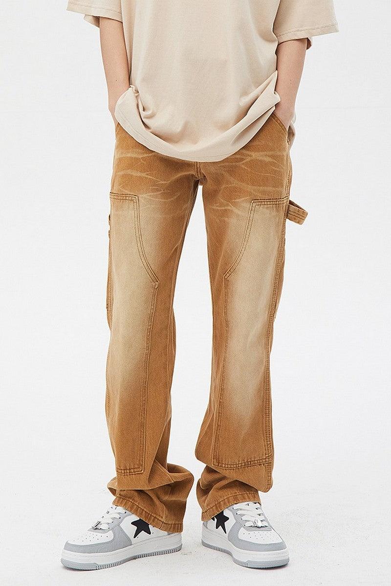 CZ Washed Ocher Tooling Jeans