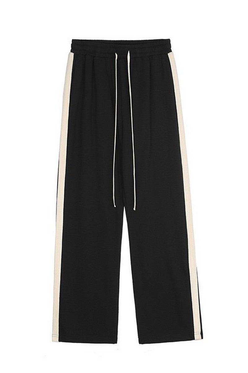 Stitching Track Loose Sweatpants - EU Only
