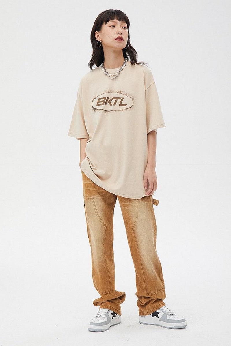 CZ Washed Ocher Tooling Jeans