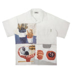 Empty Reference Watercolor Still Life Cuban Shirt