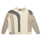 Empty Reference Beige Stitched Sweater