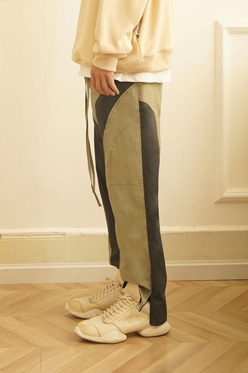 Empty Reference Stitched Irregular Trousers