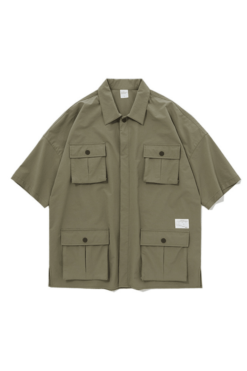 CZ Olive Safari S/S Shirt